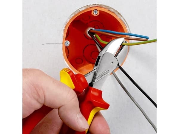 Knipex X-Cut, Diagonal tang, 1,2 cm, Rød, Gult, 56 mm, 160 mm, 28 mm