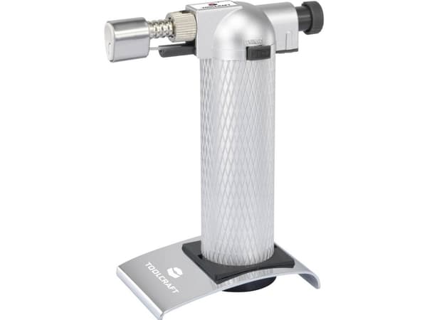 TOOLCRAFT 1553060 Gasbrænder Flamberingsbrænder 15 cm 1300 °C 90 min Uden gasflaske