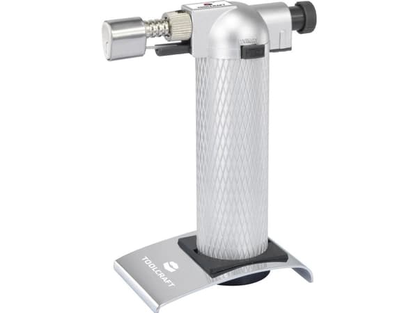 TOOLCRAFT 1553060 Gasbrænder Flamberingsbrænder 15 cm 1300 °C 90 min Uden gasflaske