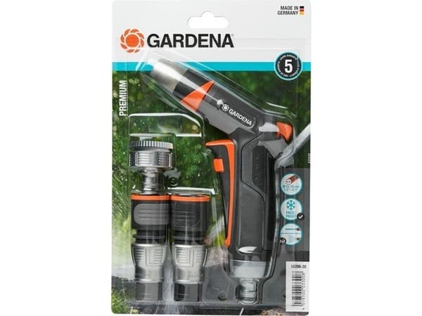Gardena 18298-20, Pistoolin/sprinkelin liitin, Muovi, Harmaa, Oranssi