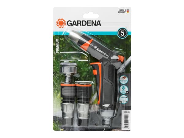 Gardena 18298-20, Pistoolin/sprinkelin liitin, Muovi, Harmaa, Oranssi