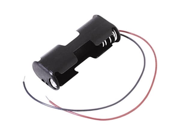 MPD BC22AAW Batteriholder 2 R6 (AA) Kabel (L x B x H) 57.7 x 25.4 x 15.9 mm