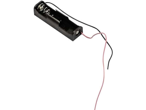 MPD BCAAAW Batteriholder 1 R03 (AAA) Kabel (L x B x H) 51 x 13 x 11 mm