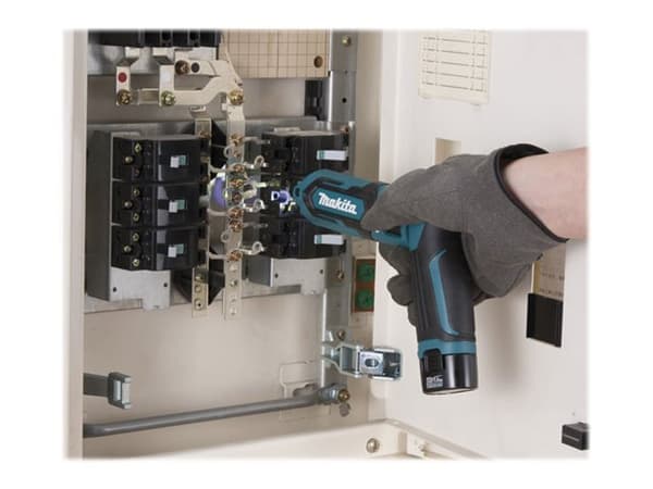 Makita TD022DSE - Støtdriver - trådløs - 1/4" sekskantspor - 45 N·m - 2 batterier - 7.2 V