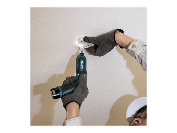 Makita TD022DSE - Støtdriver - trådløs - 1/4" sekskantspor - 45 N·m - 2 batterier - 7.2 V