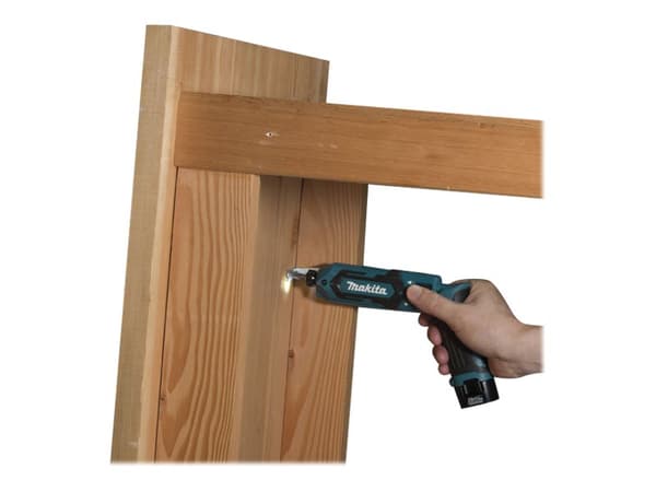 Makita TD022DSE - Støtdriver - trådløs - 1/4" sekskantspor - 45 N·m - 2 batterier - 7.2 V