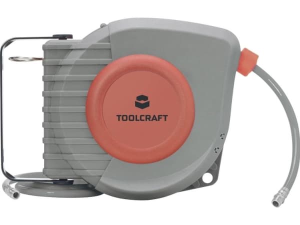 TOOLCRAFT TC-AHR 9 Paineilmakela 9 m 14 bar Seinäasennus