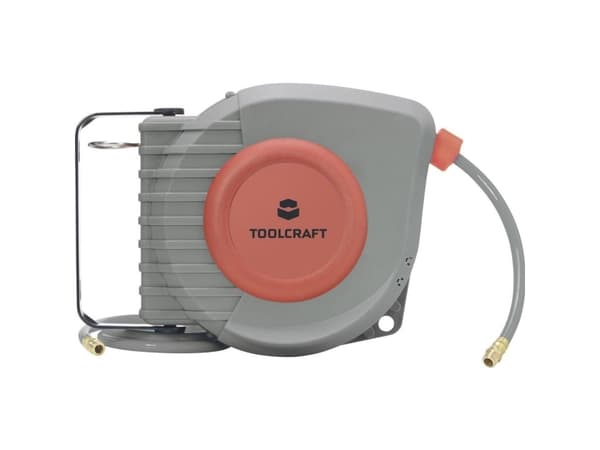 TOOLCRAFT TC-AHR 9 Paineilmakela 9 m 14 bar Seinäasennus