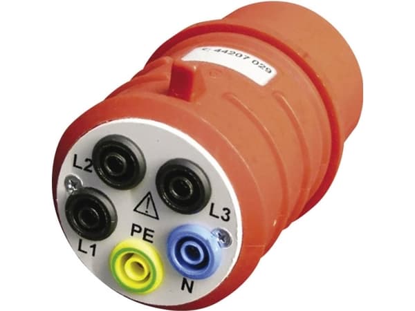 Beha Amprobe DAA-16 Mätadapter CEE-kontakt 16 A 5-stift - Bussning 4 mm