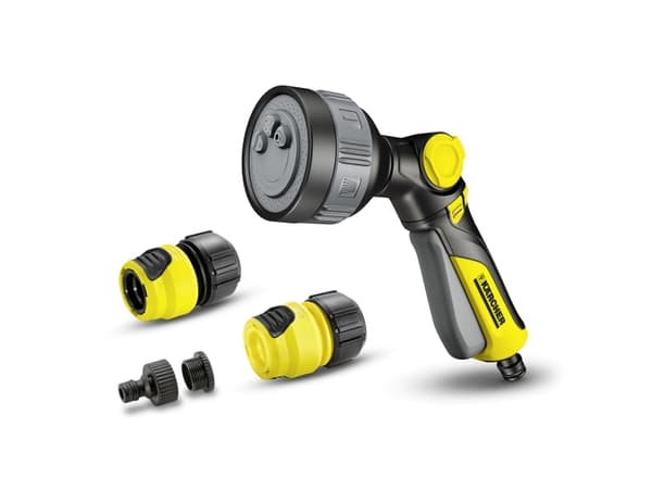 Kärcher Plus - Spraypistol - 4 delar - med vattenstopp - lämplig för 13 mm (1/2"), 15 mm (5/8"), 19 mm (3/4") slangar