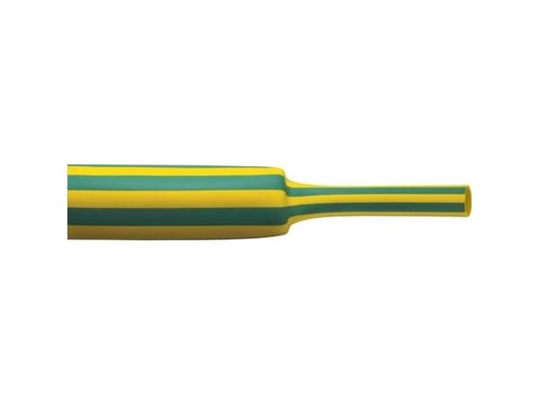 CellPack 204035 Kutistusputki ilman liimaa Vihreä-keltainen 39 mm Kutistumisnopeus:3:1 1 m 1 m