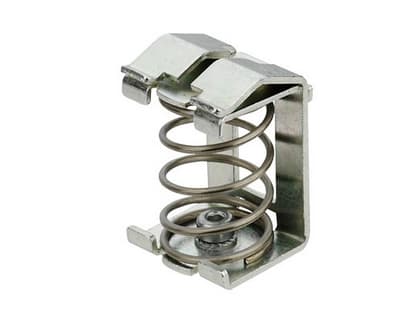 Weidmüller KLBUE 10-20 SC, Clamping yoke, 10 stykker, Stål, Sølv, 23,6 mm, 40 mm