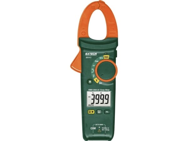 Extech MA443 Hånd-multimeter, Strømtang digital CAT III 600 V Visning (counts): 4000