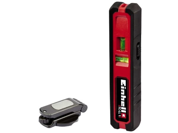 Einhell 4006825616217, 5 m, 20 m, Linje-/punktnivå, Sort, Röd, 110 mm, 200 mm