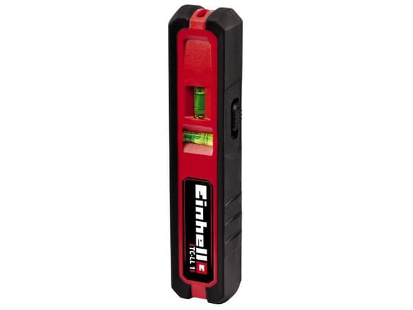 Einhell 4006825616217, 5 m, 20 m, Linje-/punktnivå, Sort, Röd, 110 mm, 200 mm Svart, Röd
