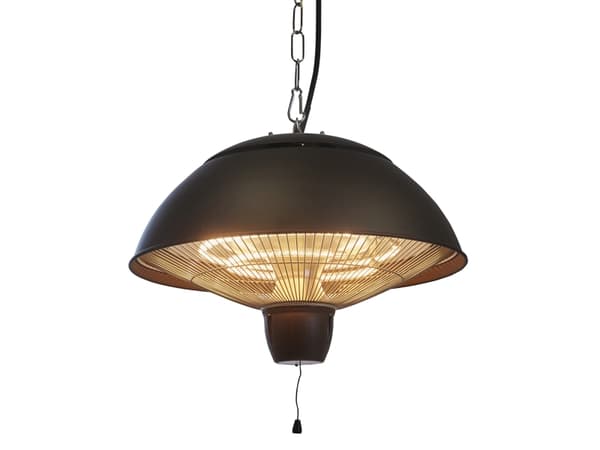 HORTUS Terrassevarmer hængemodel 600/1500 W, HA, Ø42 cm, sort (211-306)