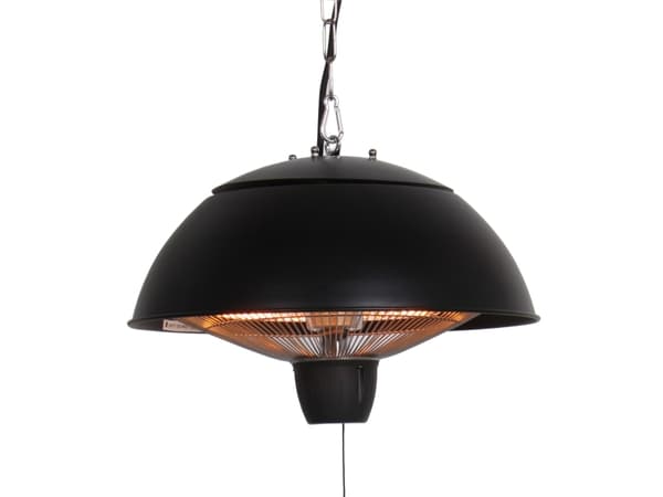HORTUS Terrassevarmer hængemodel 600/1500 W, HA, Ø42 cm, sort (211-306)
