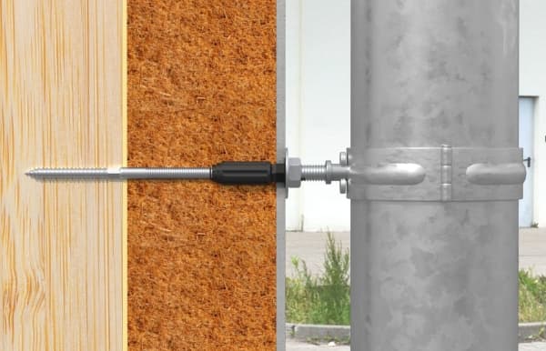 Fischer 517165, Skrue- og veggpluggsett, Murstein, Betong, Foam concrete, Metall, Sort, Sølv, 1,2 cm, 1,2 cm