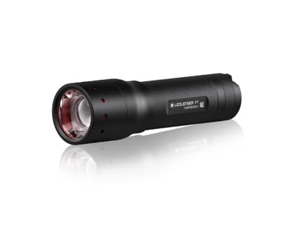 Led Lenser P7, Kynälamppu, Musta, Alumiini, Painikkeet, Rotaatio, IPX4, LED musta