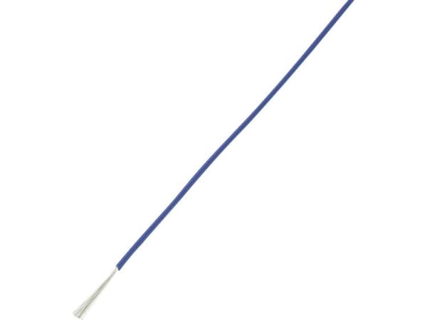 TRU COMPONENTS 1565235 Wire LiY 1 x 0,50 mm² Blå 100 m