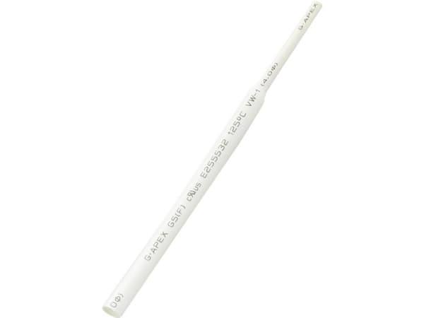 TRU COMPONENTS 1566759 Kutistusputki ilman liimaa Valkoinen 6 mm Kutistumisnopeus:2:1 10 m 10 m