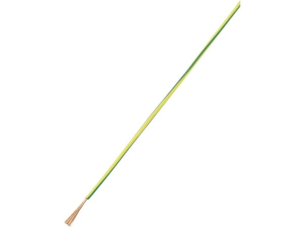 TRU COMPONENTS 1566838 Lanka LiY 1 x 0,75 mm² vihreä, keltainen 10 m