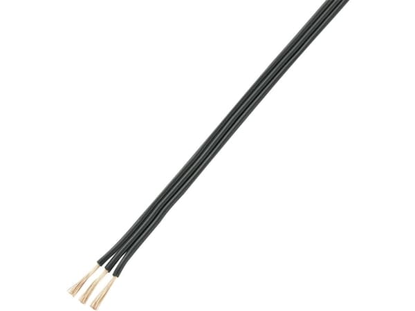 TRU COMPONENTS 1566991 Tråd 3 x 0,75 mm² Svart 20 m