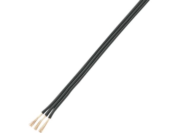 TRU COMPONENTS 1566991 Tråd 3 x 0,75 mm² Svart 20 m