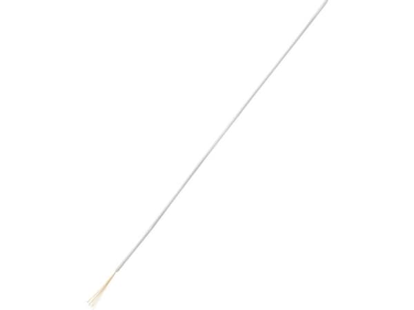 TRU COMPONENTS 1571570 Wire LiFY 1 x 0,25 mm² Vit 10 m