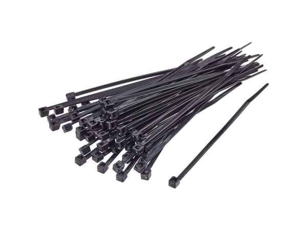 TRU COMPONENTS 1592800 TC-CVR150SBK203 Kaapelinside 150 mm 2,50 mm Musta UV-stabiloitu 100 kpl