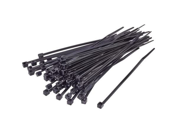 TRU COMPONENTS 1592800 TC-CVR150SBK203 Kaapelinside 150 mm 2,50 mm Musta UV-stabiloitu 100 kpl