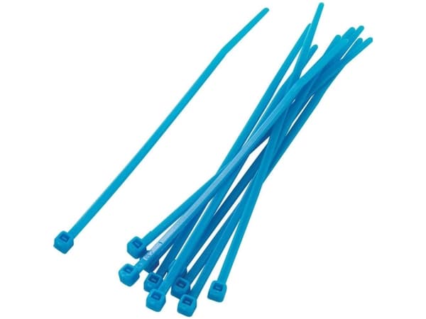 TRU COMPONENTS 1592831 TC-PBR-100-4BE203 Kabelbindersortiment 100 mm 2.20 mm Blå 100 stk