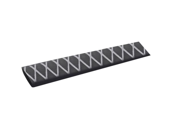 TRU COMPONENTS 1572155 Kutistusputki ilman liimaa Musta 45 mm 22,50 mm Kutistumisnopeus:2:1 1 m 1 m