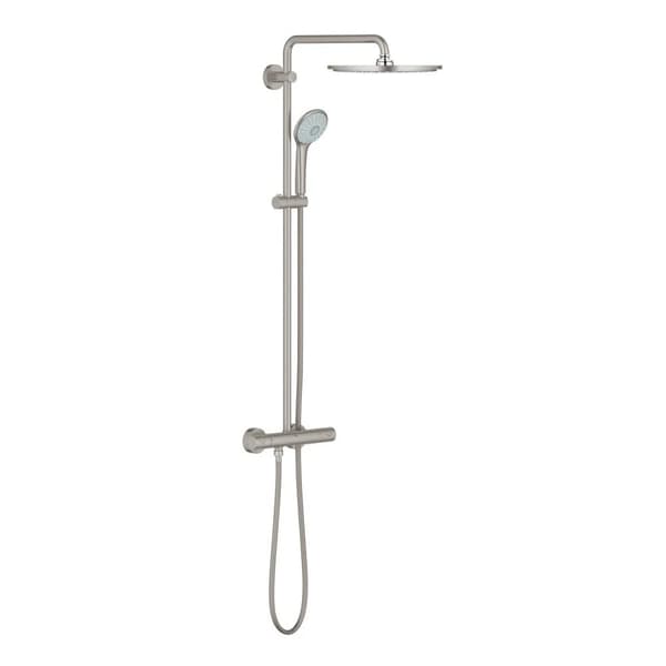 Grohe Euphoria 310 Dusjsystem med termostat - Børstet stål