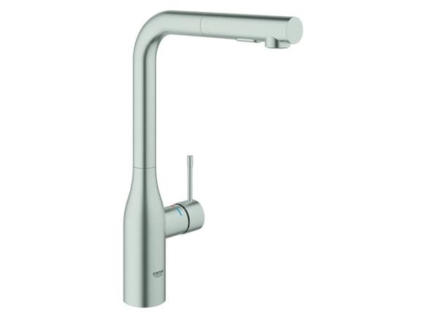 GROHE Essence, Baderomsvask, Kran-håndtak, 1/2", Rustfritt stål