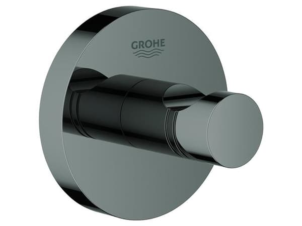 Grohe Essentials handdukskrok i metall - Polished Hard Graphite