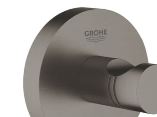 Grohe Essentials håndklædekrog i metal - Børstet Hard Graphite