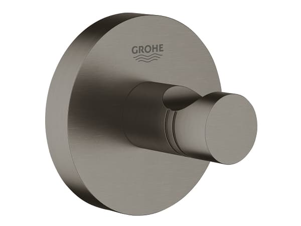 Grohe Essentials håndklædekrog i metal - Børstet Hard Graphite