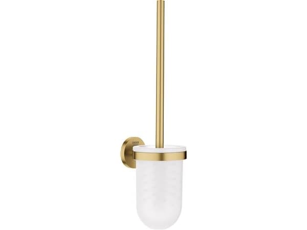 Grohe Essentials toalettbørstesett - børstet messing