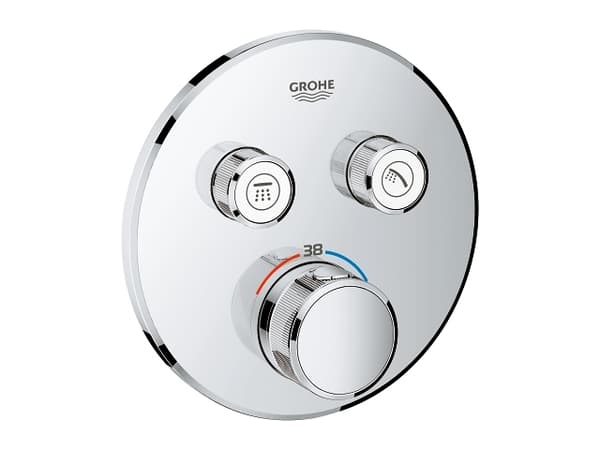 GROHE Grohtherm Smartcontrol Termostat til indbygning med to ventiler - 29119000