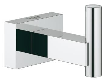 GROHE Essentials Cube, Innendørs, Håndklekrok, Kromfarget, Metall, Rektangel