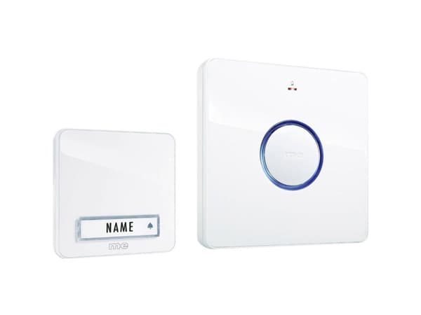 m-e modern-electronics 41095 Trådlös ringklocka Komplett uppsättning