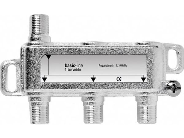 Renkforce Kaapeli-TV:n 3-kertainen jakaja 5 - 1006 MHz