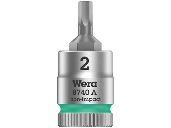 Wera 8740 A 05003330001 Unbrako hylsy 2 mm 1/4 (6,3 mm)