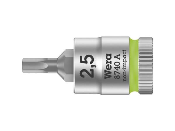 Wera 8740 A 05003331001 Unbrako hylsor 2,5 mm 1/4 (6,3 mm)