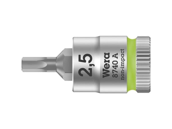 Wera 8740 A 05003331001 Unbrako hylsor 2,5 mm 1/4 (6,3 mm)