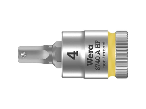 Wera 8740 A HF, 1 stykker, Sekskantet, 25,4 / 4 mm (1 / 4"), Rustfritt stål, 28 mm