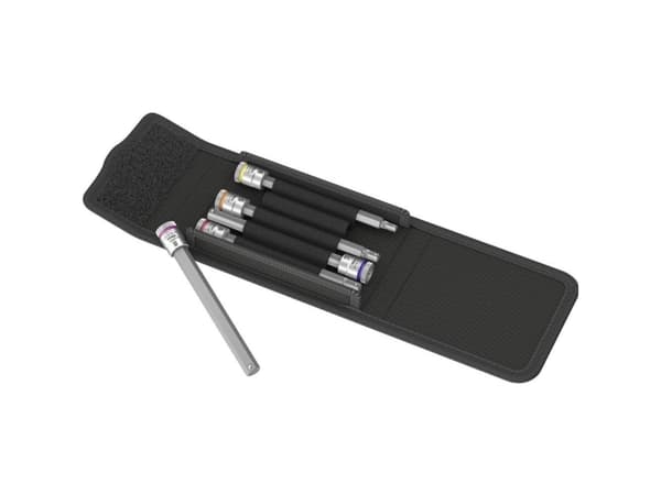 Wera 8740 A HF 1, Hylsy, 1/4", metrinen, 5 päätä(iä), 4,5,6,7,8 mm, 1/4"