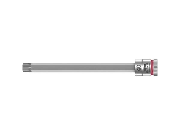 Wera 05003372001, Stikkontakt, 1/4", 1 hoder, T40, Kromvanadiumstål, Kromfarget