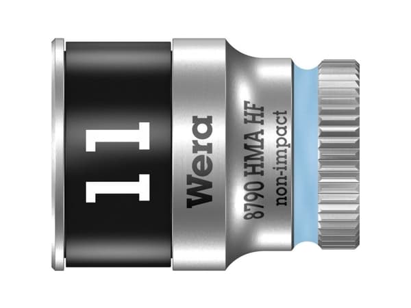 Wera 8790 HMA 05003726001 Udvendig sekskant Topnøgleindsats 11 mm 1/4 (6,3 mm)